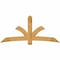 Ekena Millwork Davenport Rough Sawn Timber Gable Bracket, Western Red Cedar, 84"W x 38"H x 4"D x 6"F, 11/12 Pitch GBW084X38X0406DAV00RWR - alternate 1